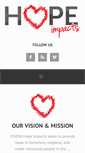 Mobile Screenshot of hopeimpacts.net