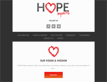 Tablet Screenshot of hopeimpacts.net